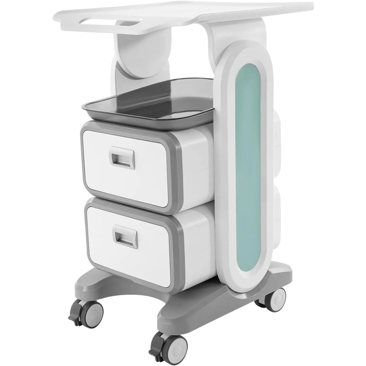 

Mobile Medical Trolley Cart, Esthetician Cart, Beauty Storage Cart with Drawers Tool Tray Wheels for Home Hospital Office Salon