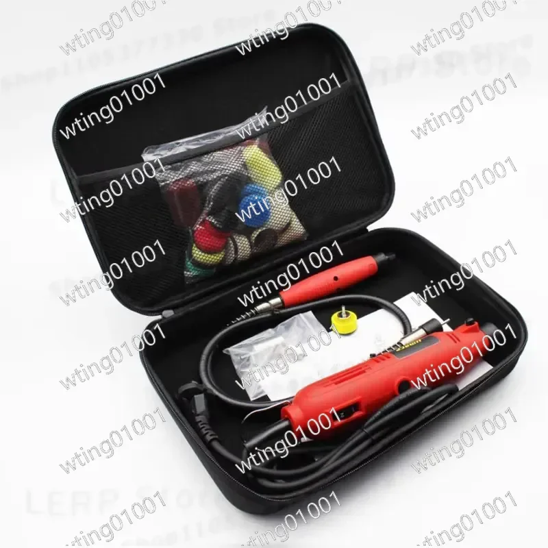for Handheld Mini Polisher Set 220V Electric Detail Tool with Flexible Shaft Handle Ideal for Small Areas Precision Work