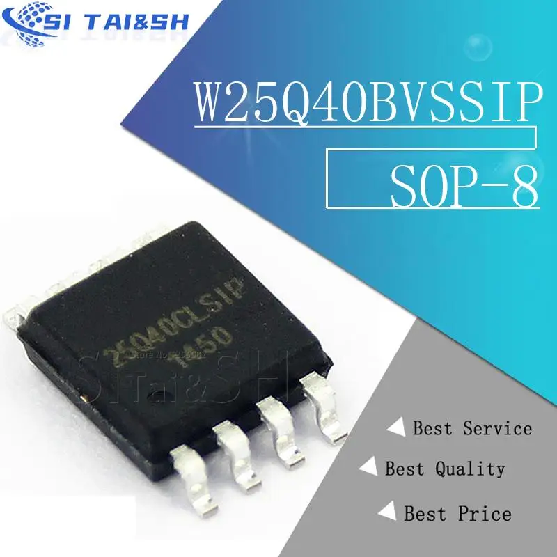 5PCS W25Q40 W25Q80BVSIG W25Q16BVSIG W25Q16DVSSIG W25Q32BVSIG W25Q32FVSSIG W25Q64BVSIG W25Q64FVSSIG W25Q128BVSSIG W25Q128FVSIG