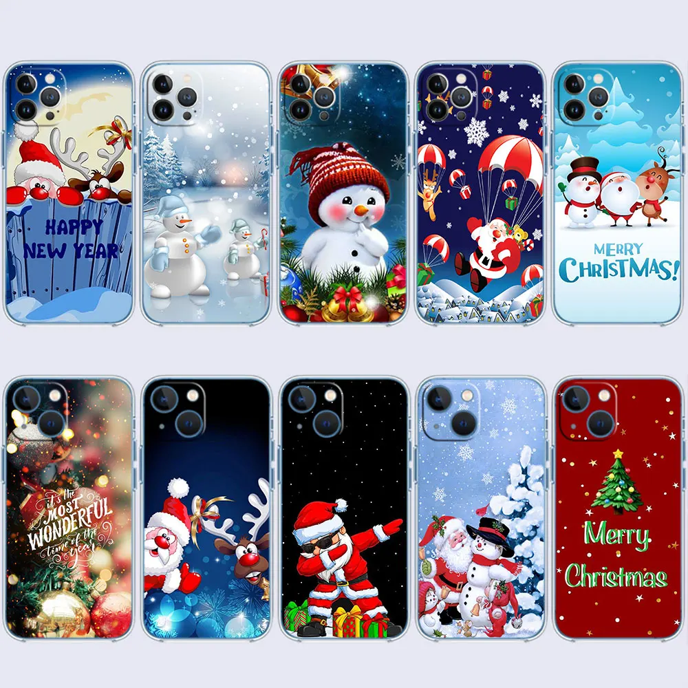 Merry Christmas Case for Moto One Power Macro Action Zoom Vision Hyper Edge 20 30 S30 Fusion Plus Pro Lite Neo Ultra