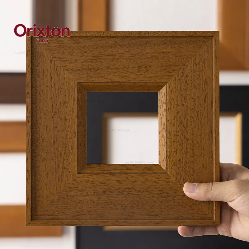 The custom-made solid wood print simple yet elegant Decorative picture room decor marcos de fotos Photo frames portaretratos