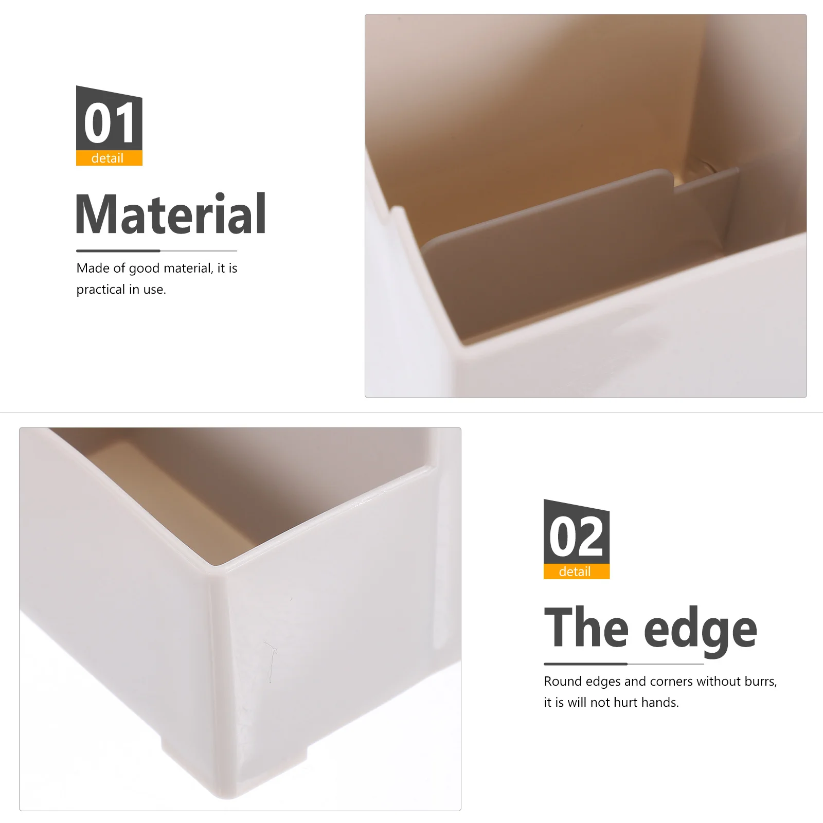 Large Capacity Desktop Organizer Box Multi-Grid Storage for Office Home School Supplies Remote Control Phone Pens Makeup Brushes