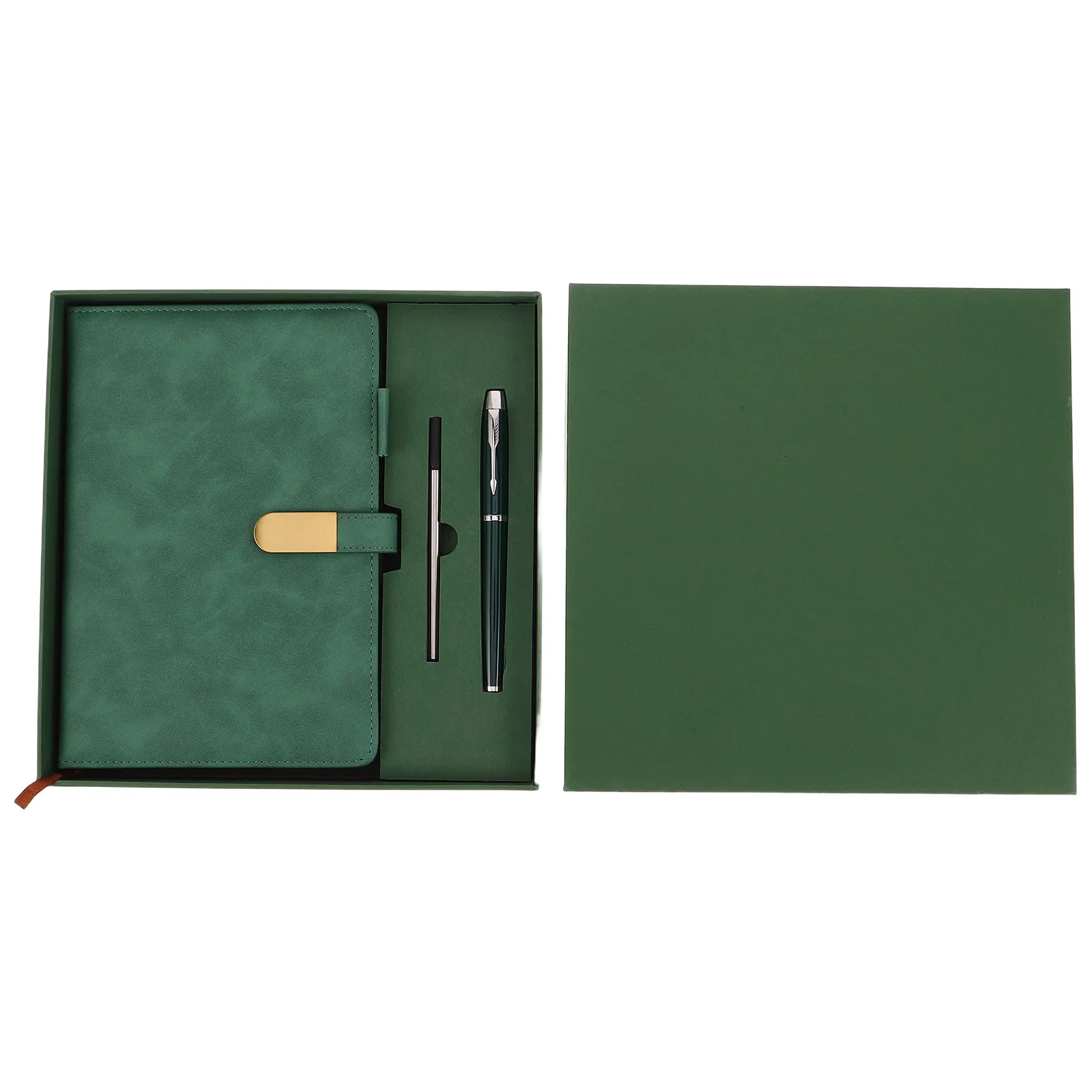 Business Notebook Pen Set A5 Compact Office Meeting Note Pad Paper Elegant Design Corporate Journal Gift
