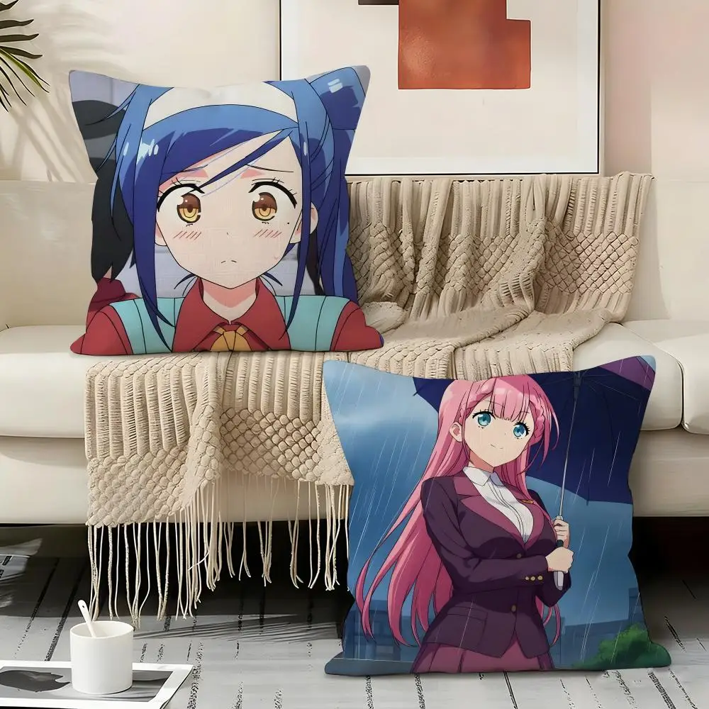 We Never Learn Anime Pillow Case Pillowcase, Double-sided Printed, Sofa Cushion, Bedroom Headboard Pillow