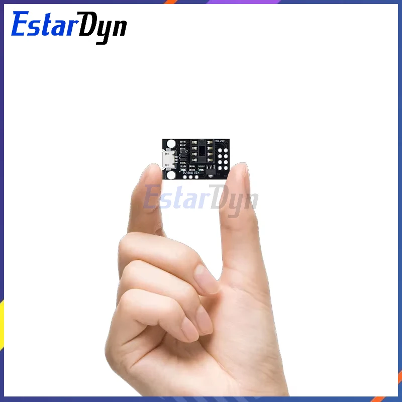 Estardyn ATtiny13A / ATtiny25 / ATtiny45 / ATtiny85 Steckbare ATTINY-Entwicklungsprogrammierung Bare Board