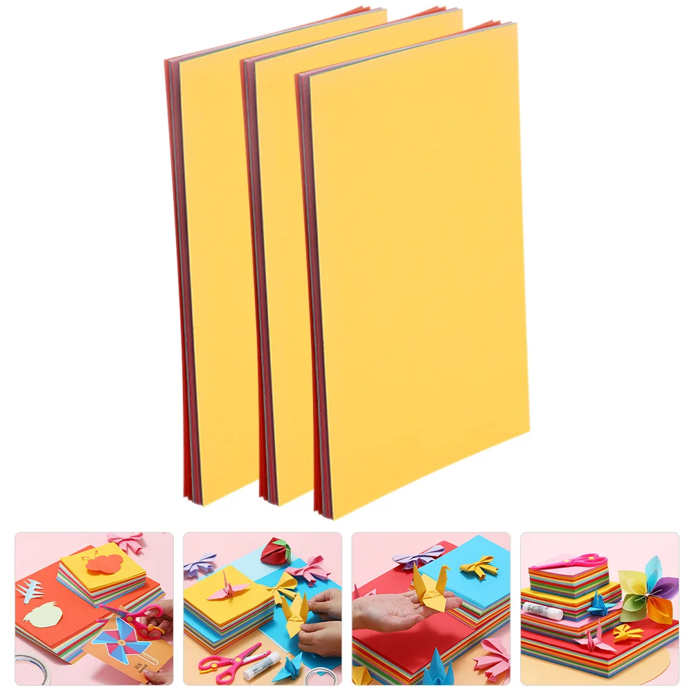 Diy الملونة للحرف اليدوية اوريغامي اللوحة بطاقة فارغة ورق الرسم الحرفية عدة بطاقة الفن ورقة Diy بها بنفسك لوازم ملونة