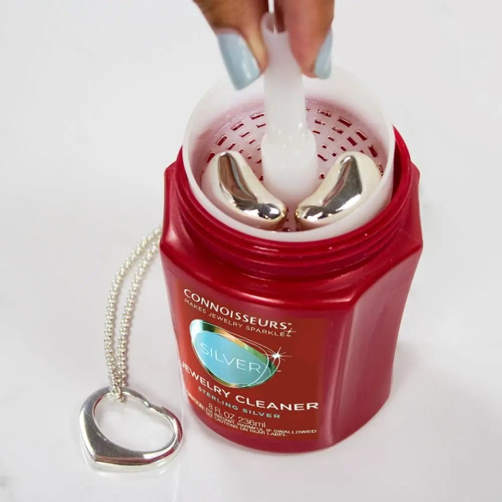 Imagem -05 - Conhecedores-sterling Silver Jewelry Cleaner Edição Premium Jewelry Wash Oxidado Wipe Revitalização Detergente Jóias Descontaminação
