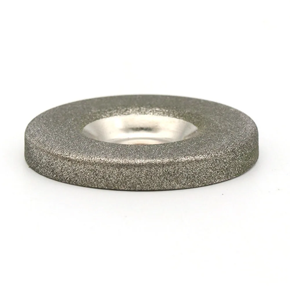 Grit Circle Grinder Grinding Wheel Diamond Sand Coated Evenly Attached Good Shape Retention Silver 2Pc Industry