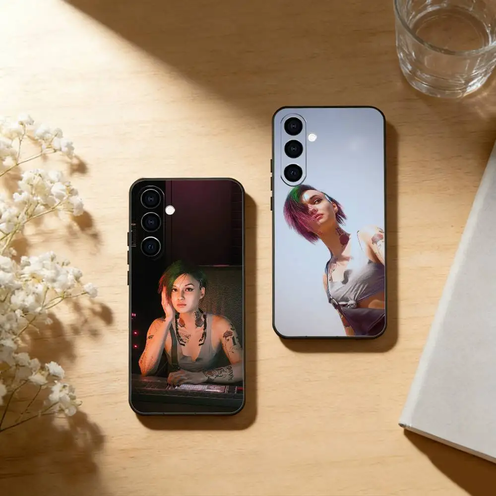 Game Role J-Judy Alvarez-z Phone Case For Samsung Galaxy A73,A72,A71,A70,A53,A52,A51,Soft Silicone Black Cover
