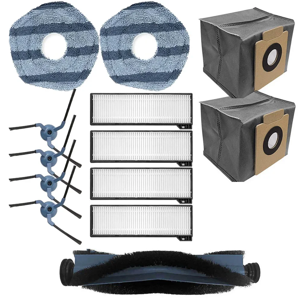 

For Eufy X10 Pro For Omni T2351 Robot Vacuum Main Side Brush Filter Mop Pad Dust Bag Accessories Replacement Parts