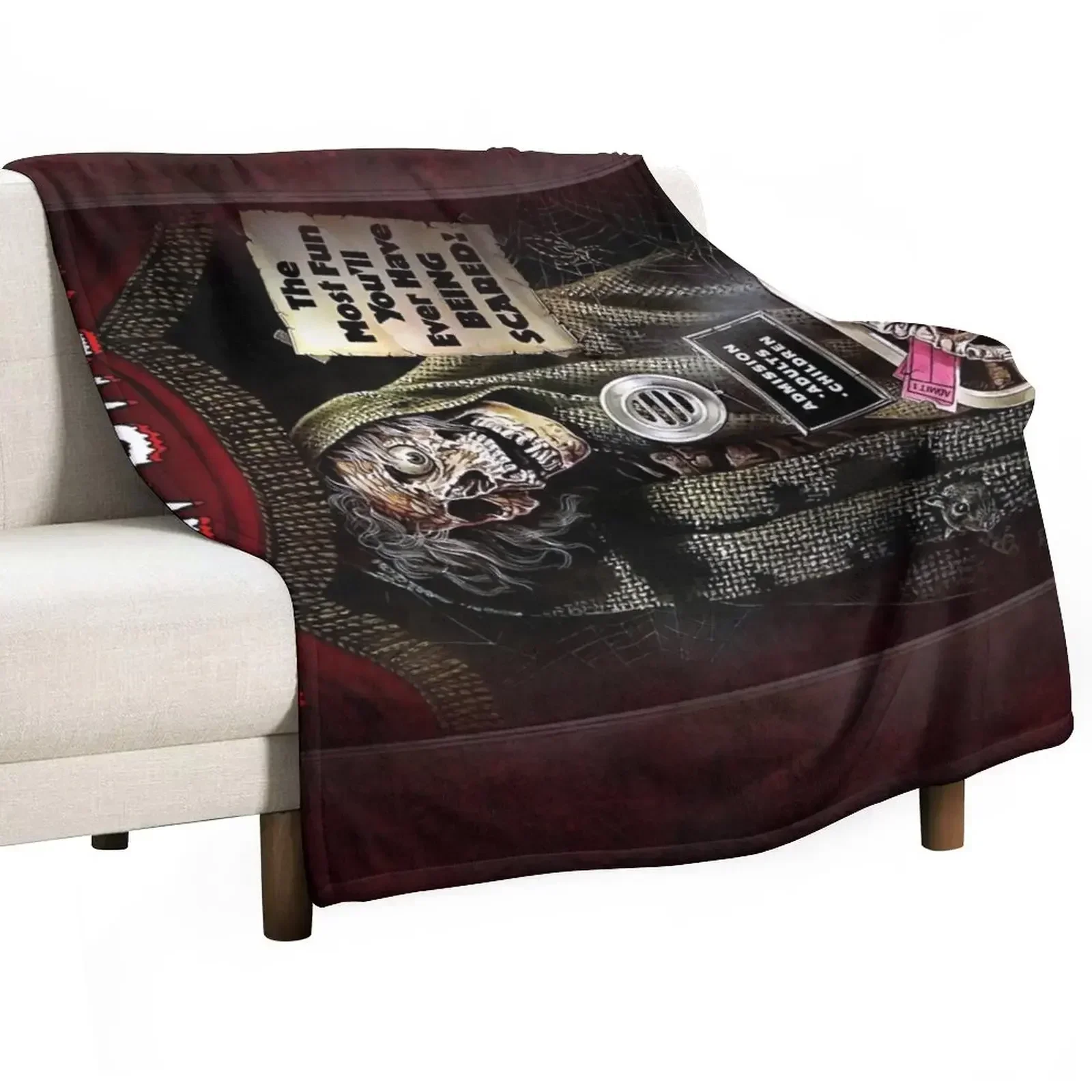 Creepshow 1982 Throw Blanket blankets and throws manga Blankets