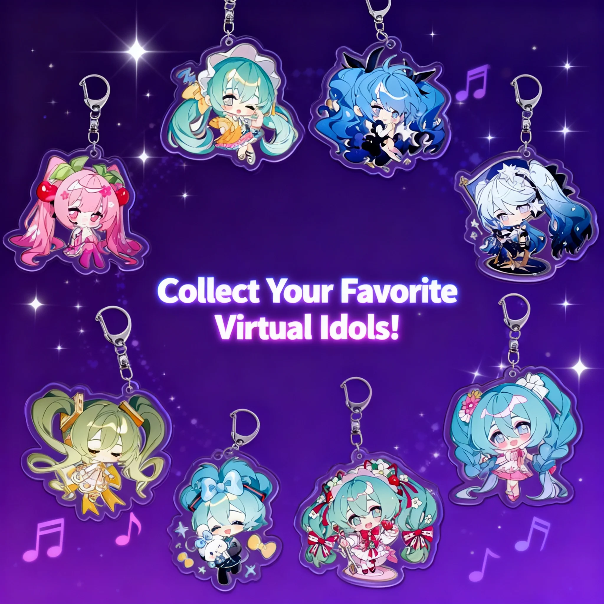 

Брелок-подвеска Miku Hatsune Princess из многослойного акрила, мерч виртуального айдола, готовый к отправке, аксессуар для аниме-фигурок