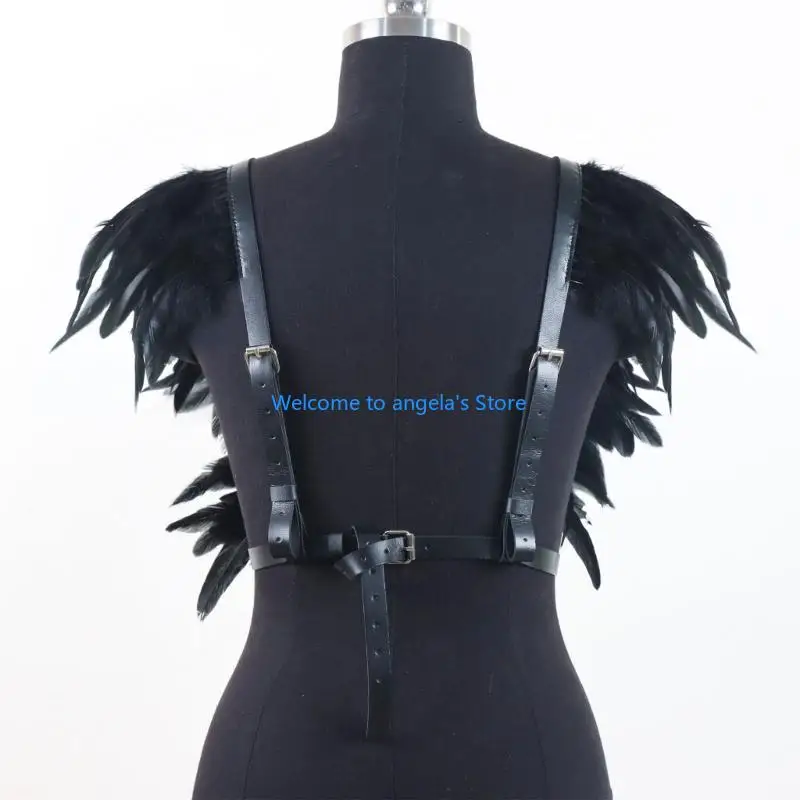 X4YC Shrug Shawl for Adult Women Men Halloween Cosplay Costumes Punk Gothic Shrug Shoulder Wrap Gifts