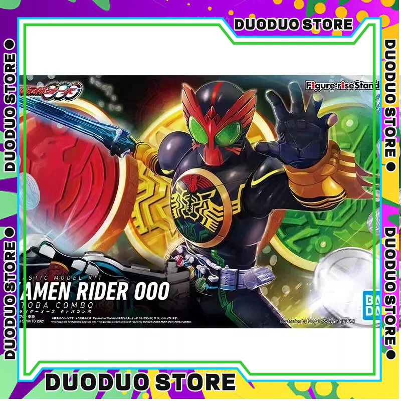 

Bandai Genuine Figure Kamen Rider OOO Model Kit Figure-rise Standard OOO Tatoba Combo Collection Model Action Figure Kids Toys