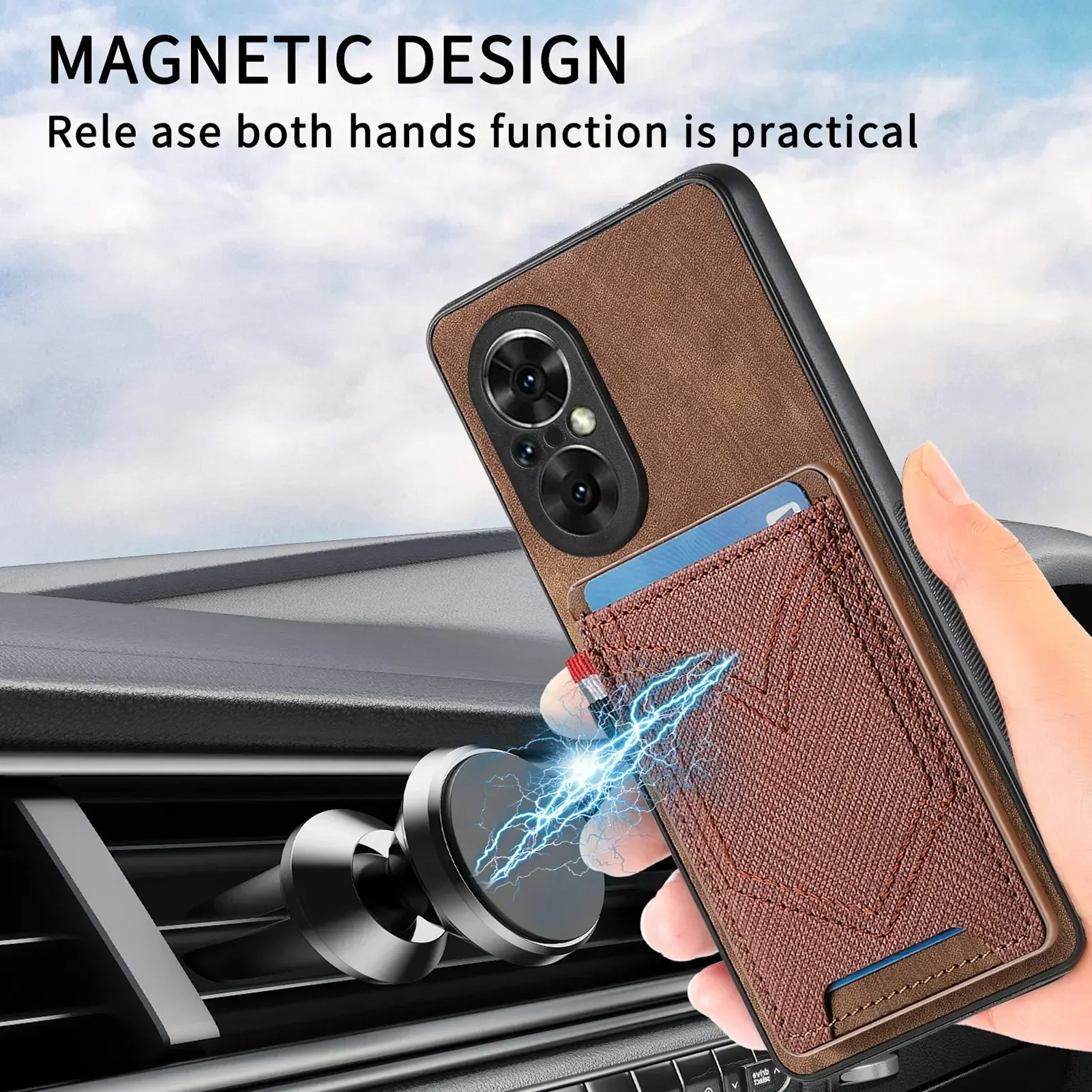 Cloth Fabric Case For Honor 90 Lite 70 50 80 60 Pro SE X9A X7 X7A X9 X8 X40i X50i Magnet Leather Card Slot Wallet Case Cover