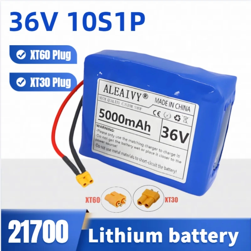 

36V 5Ah 10S1P 21700 Lithium ion Battery For M365 MIJIA Pro Scooter Pack Extended Range Charge And Discharge XT30 Plug +20A BMS