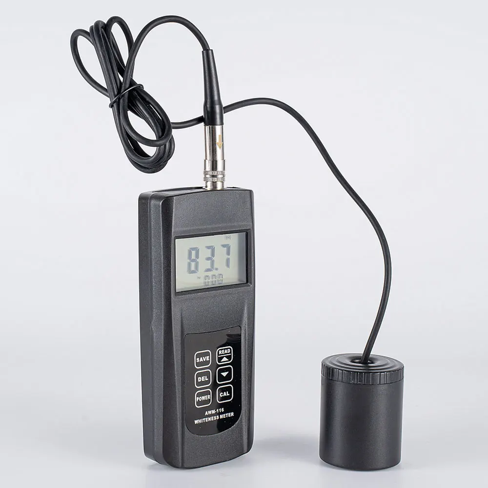 AWM-116 Digital Whiteness Meter for Power Measure Used in Dyeing, Paint, Chemical Building Materials, 0~120 Whiteness test