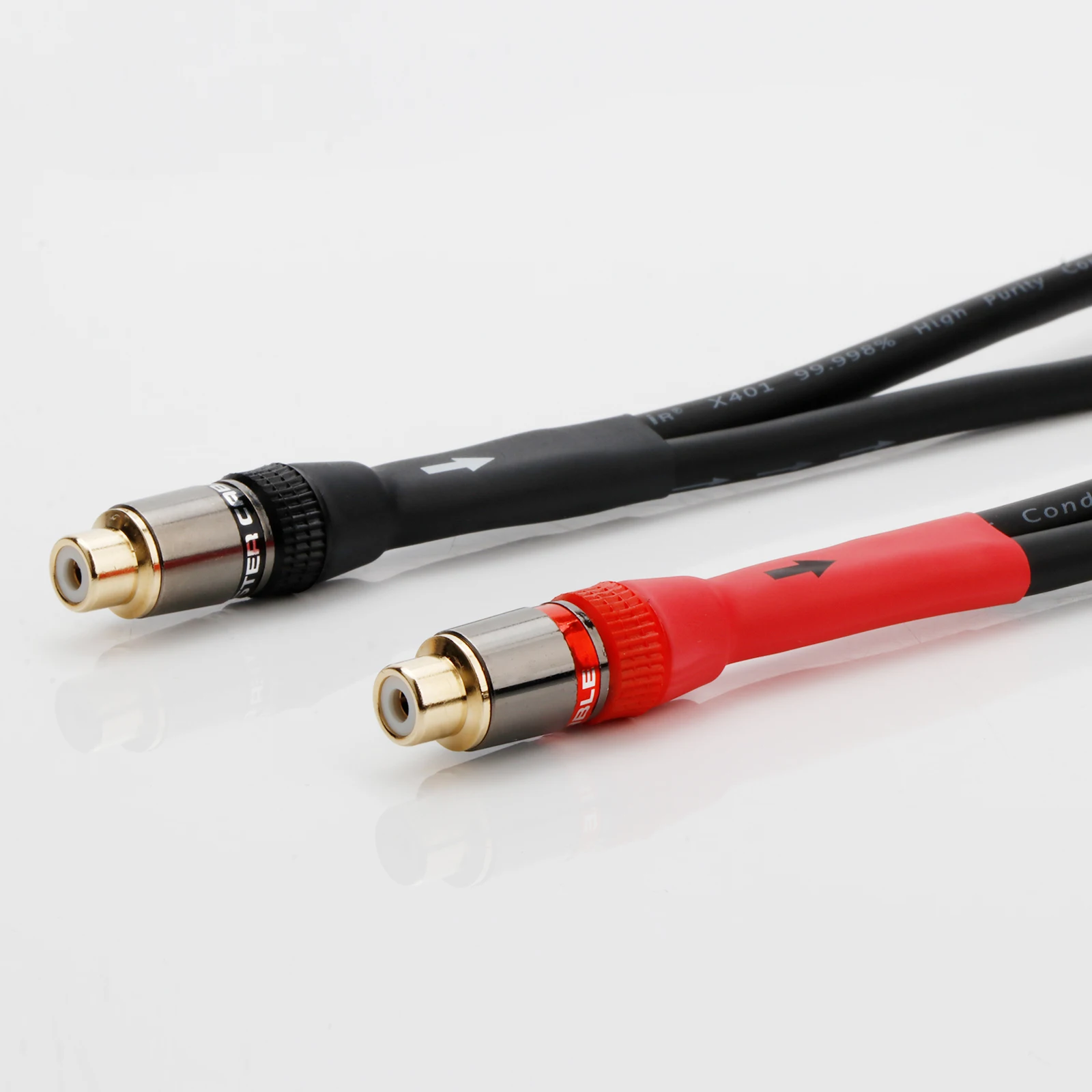 HiFi RCA to 2 Banana Adapter Cable rca Audio Cable for Amplifier Speaker Adapter Cable 4mm Banana Speaker Wire