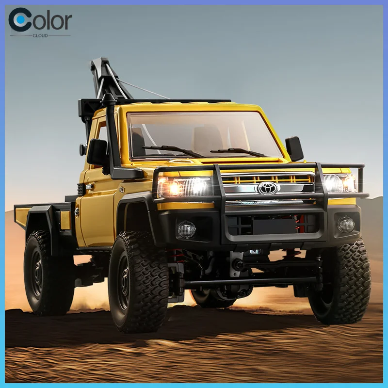 Mn Model Mn82t Remote Control Rc Off Road Crawler Tow Pickup Truck Climbing Electric Toy Vehicle With Crane For Boys Kids