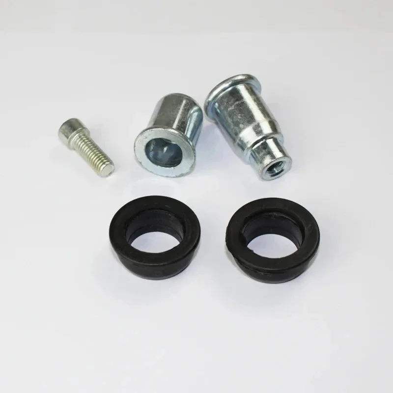 MTB Rear Shock Linkage Bushing Kit Locking Bolt Rubber Sleeve Movable Shaft Suspension Frame Hardware