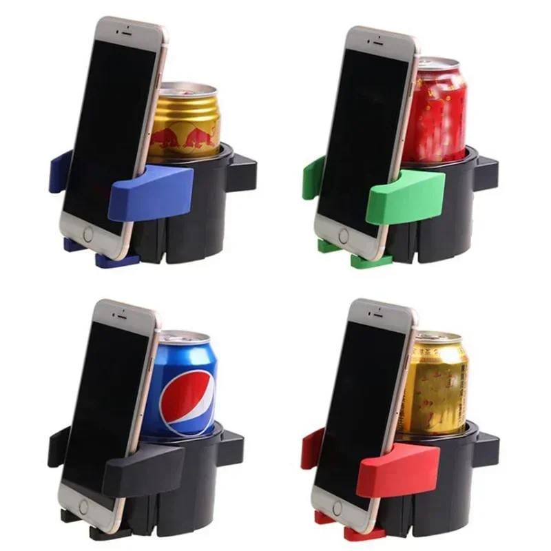 

High Quality 2 in 1 Adjustable Car Air Outlet Drink Cup Bottle Holder Mobile Phone Mount Bracket Stand Cradle Can Holder Cradles