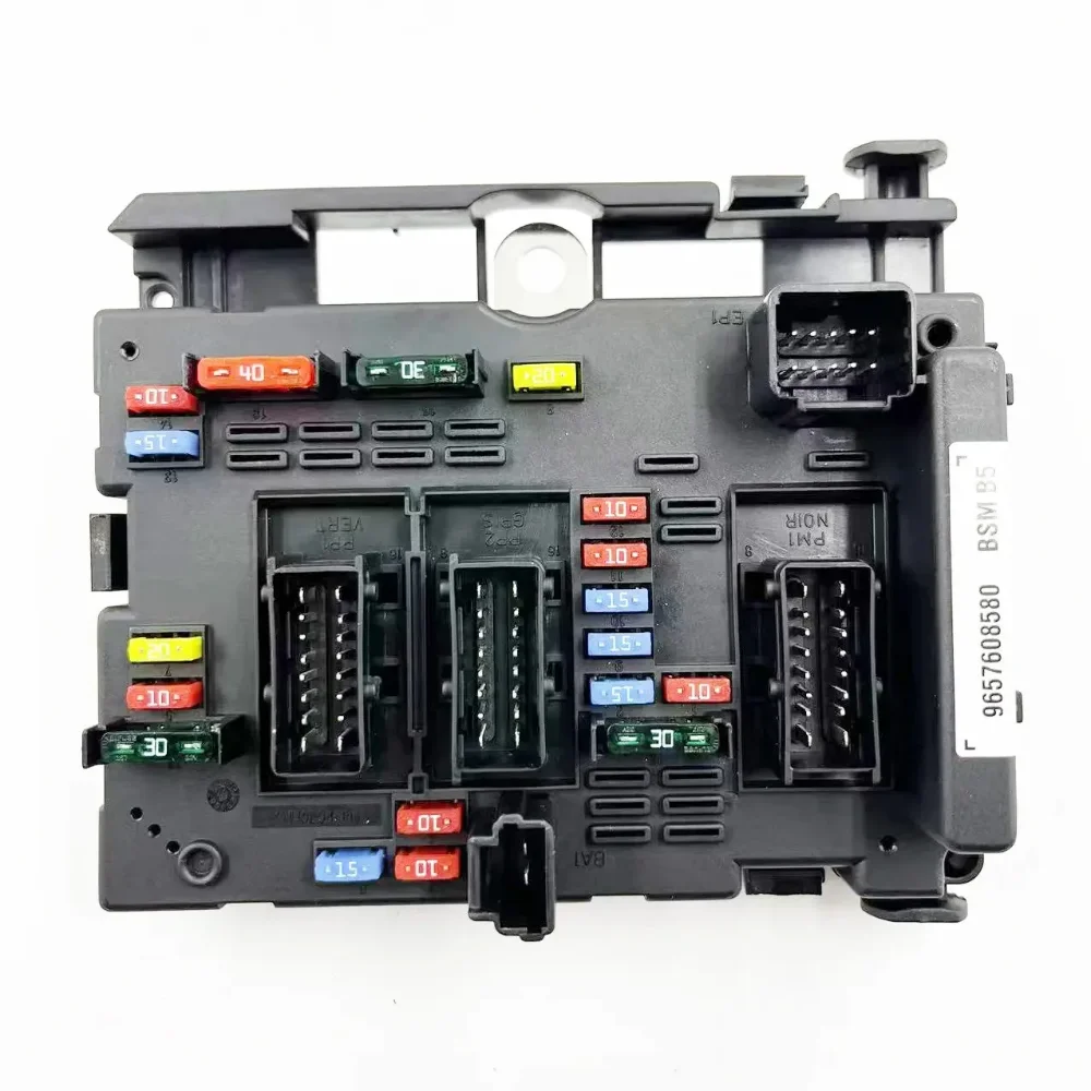 Brand New Fuse Box Unit Assembly Under Bonnet 9657608580 BSM B5 6500Y1 For Citroen C2 C5 Picasso Peugeot 206 207 307