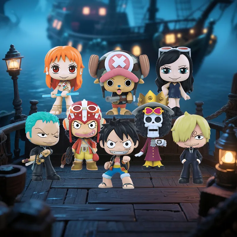 Funko POP Originele EEN STUK Anime Figuur Luffy Zoro Nami Action Figure Speelgoed voor Jongens Meisjes Gift Collectible Model Ornamenten