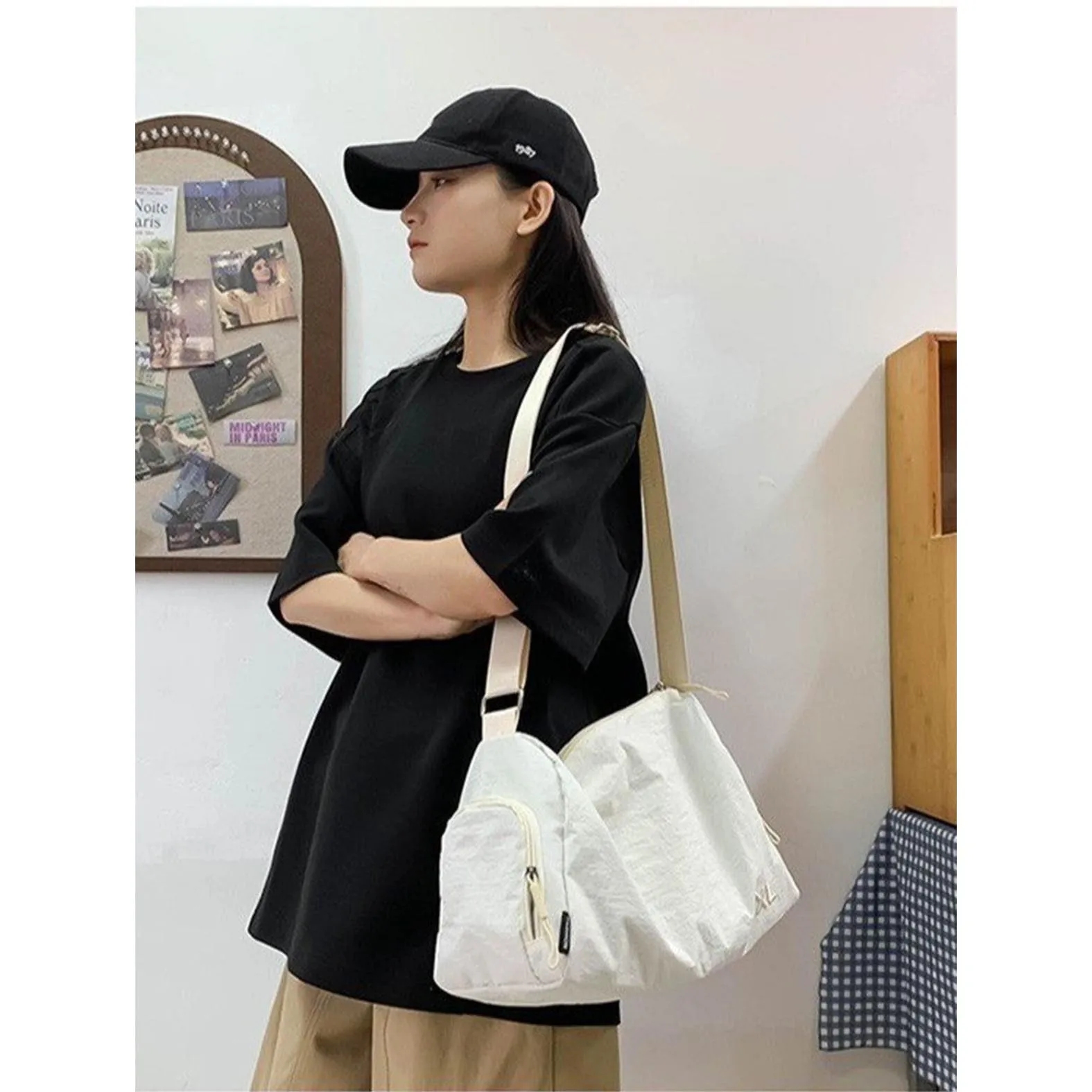 

Sports yoga fitness bag, short distance lightweight travel bag, large capacity independent shoe compartment, single shoulder bag