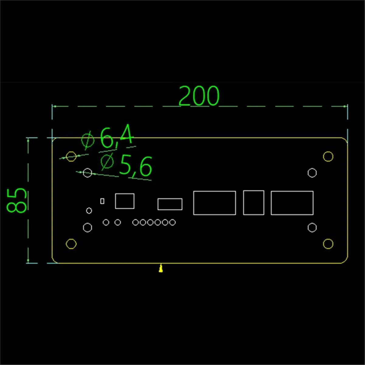 【~ New N07R】For JIKONG CAN RS485 Communication Interface Board with Mounting Panel