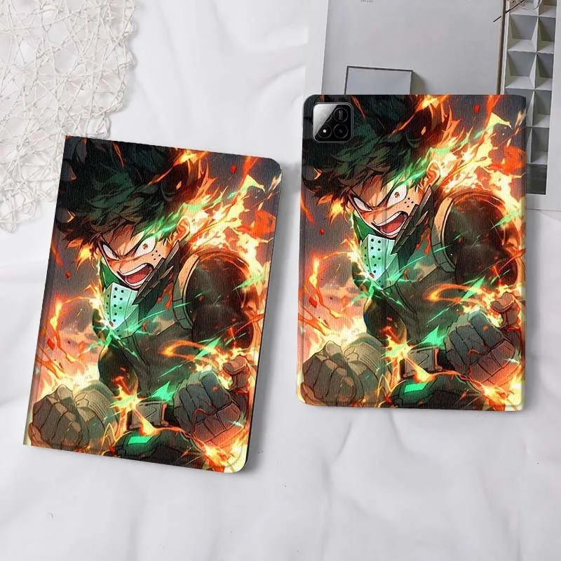 Dark My H-Heroes A-Academia Tablet Case For Xiaomi Redmi Mi Pad 4 5 6 7 8 K SE Mini Pro Plus Max 10.1 11.2  inch