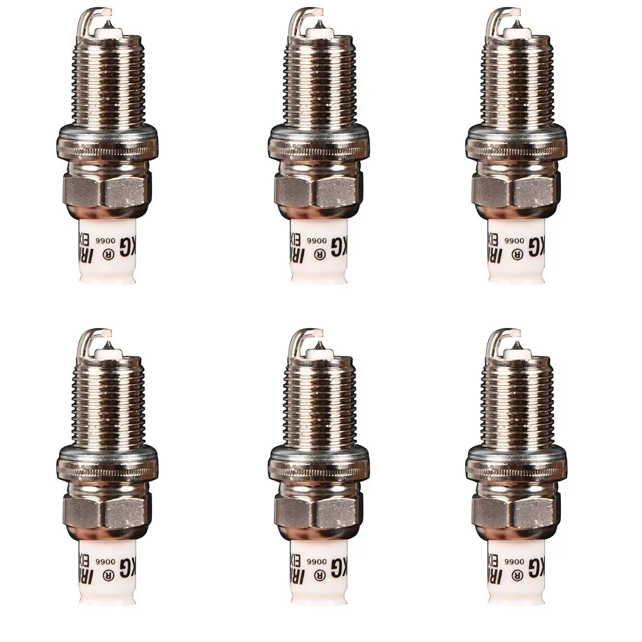 

Spark Plug(6 piece) 6Pcs Iridium Spark Plugs Fits BMW E46 325i 330i E39 525i E66 760Li 12120037607