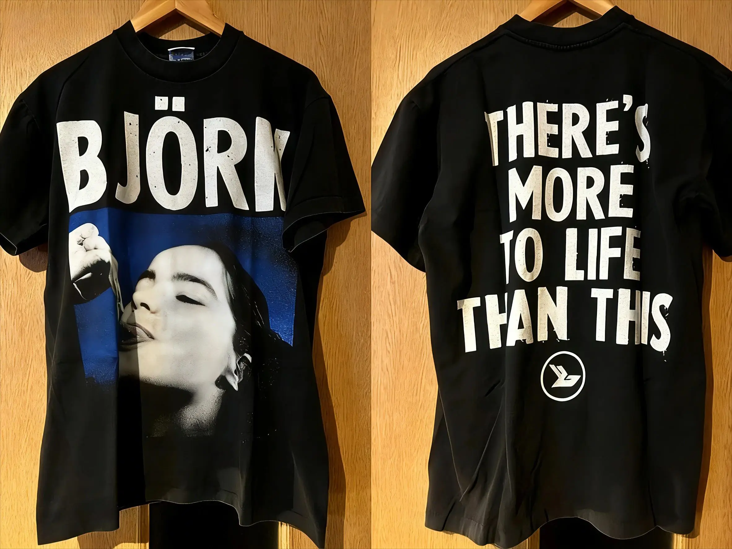 Fashion Vintage T Shirts New Model Bjork Rock Tour Concert T Shirt 2026 Summer Men's and Women's High-Quality Printed T-Shirt