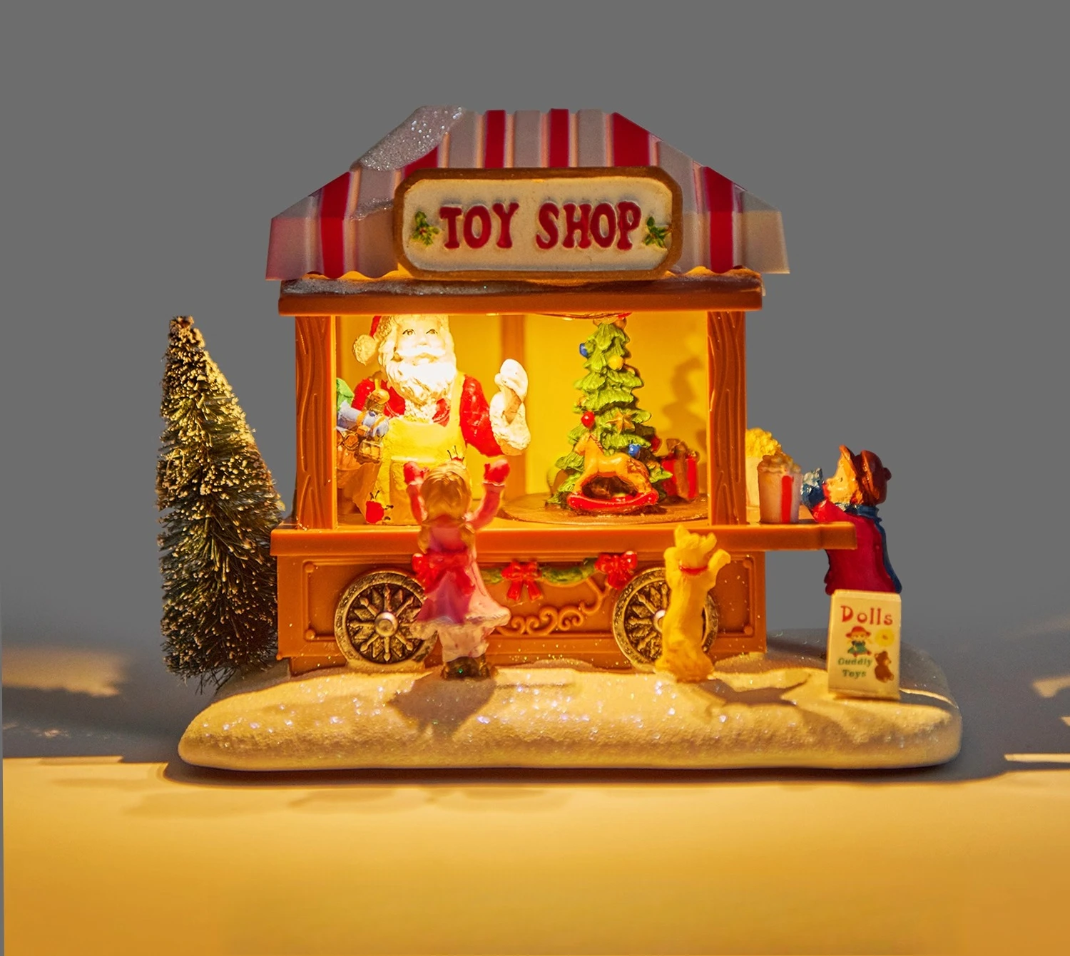 عيد الميلاد الإبداعية زخرفة صندوق تشغيل الموسيقى هدية عيد الميلاد