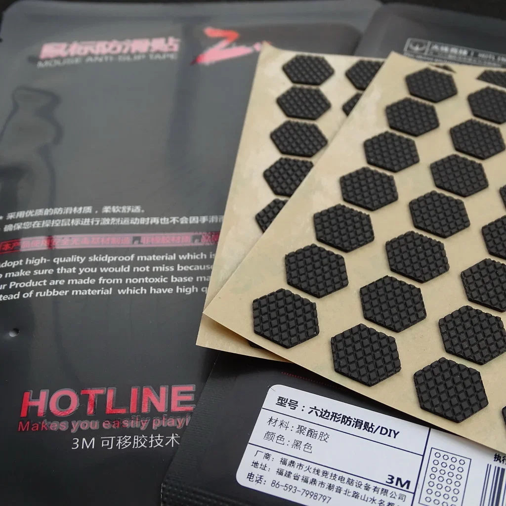 Hotline Games Mouse DIY Anti-slip Grips Tape For Logitech G502 G900 GPW IE3.0 Non-Slip Anti Sweat Tape Sticker Skidproof