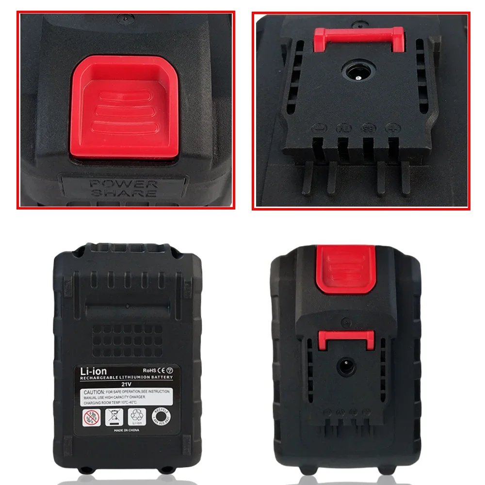 Lithium Battery 21V 3000/6000/9000mAh ,for Worx Electric Power Tool Pruning Saw Drill Percussion WA3551 WA3553 WA3641 WG629E