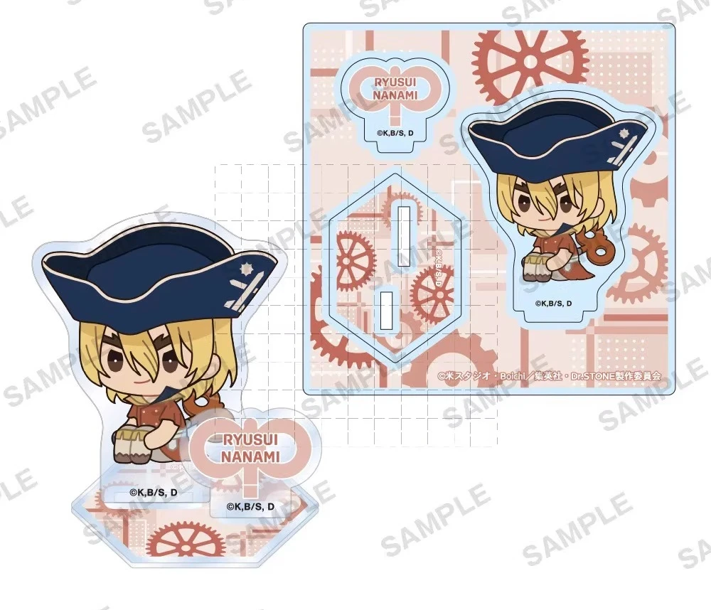 Game Ishigami Senku Asagiri Hyoga Saionji Ukyo Nanami Ryusui Acryl Stand Pop Anime Figuur Model Plaat Cosplay Speelgoed voor Gift