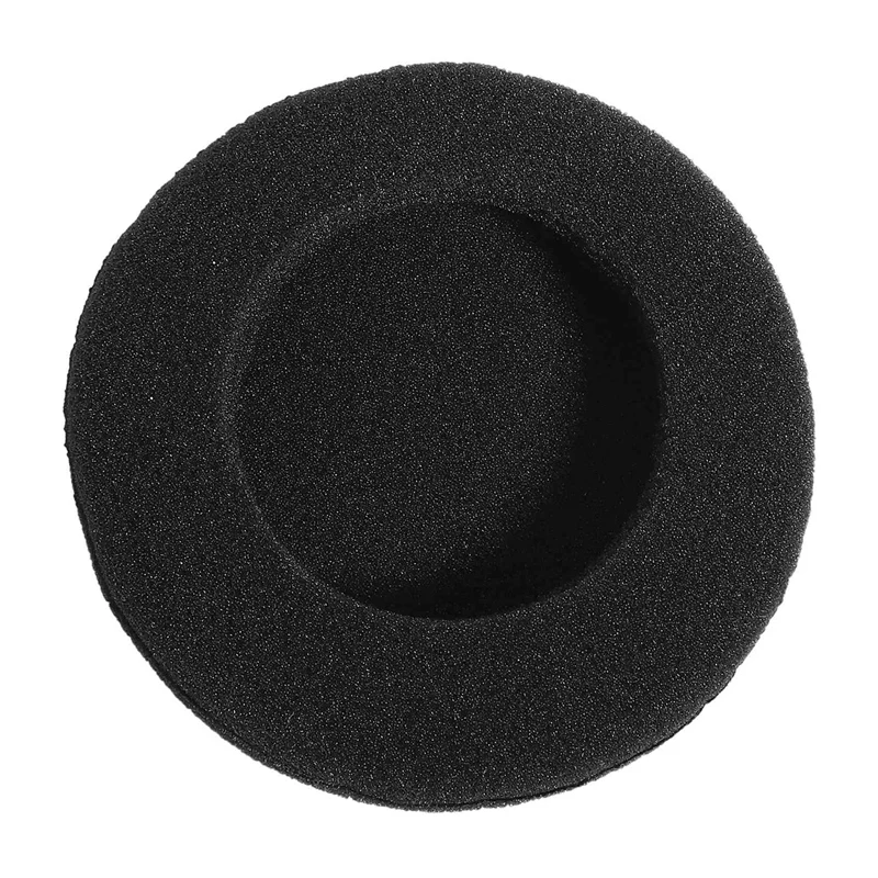 Retail 40 Pair 60Mm Replacement Ear Foam Earphone Pad Covers For Headset Headphone Black