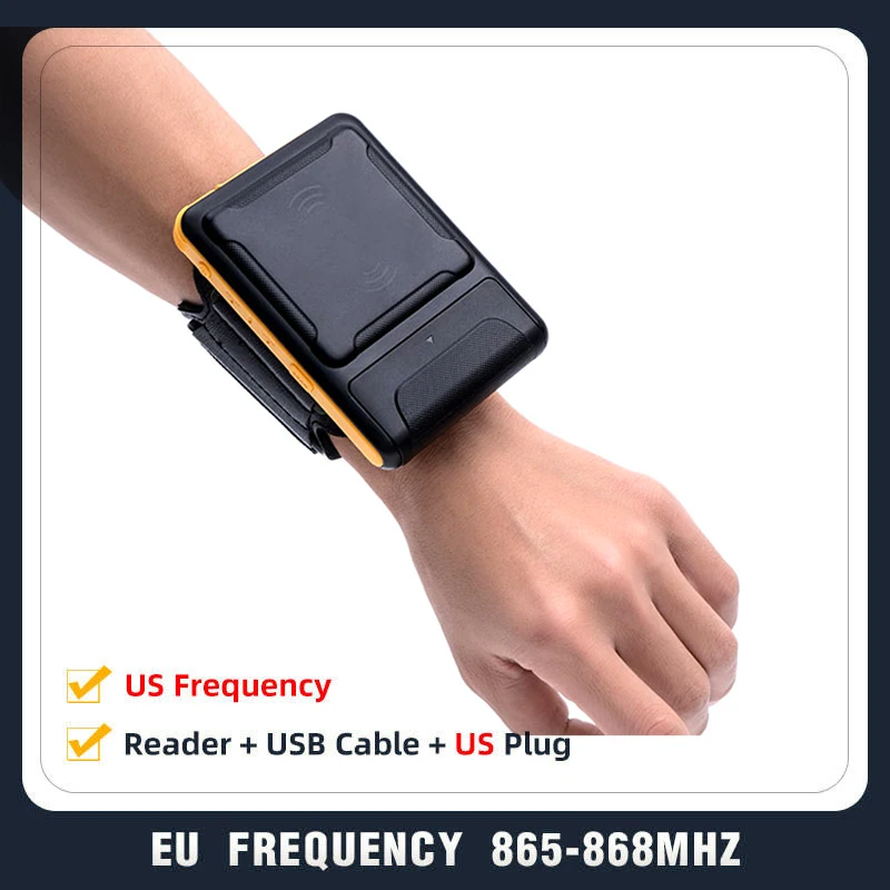 Chainway R5 UHF Bluetooth Handheld Reader Wearable UHF Reader Support Android/iOS for Retail Logistics Warehouse Management
