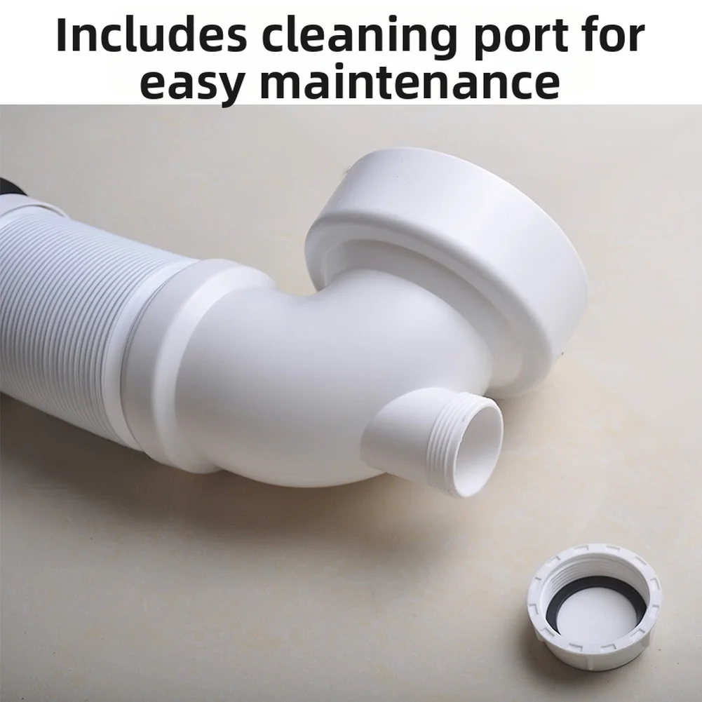 Heavy Duty Sewage Pipe Push-fit Adapter Toilet Connector Reinforced Steel Wire Skeleton For Toilet Installation