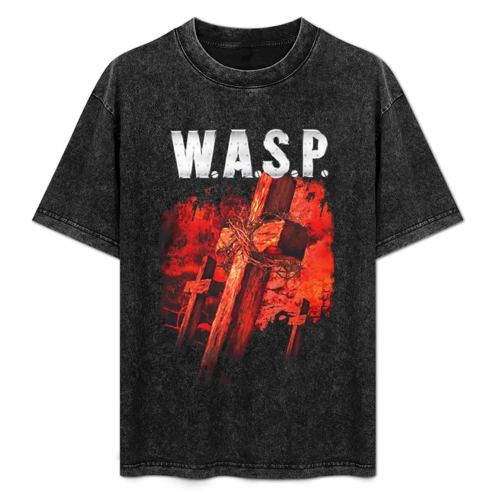 

WASP Band Golgotha T-Shirt Anti-Fade Casual Tee Shirt