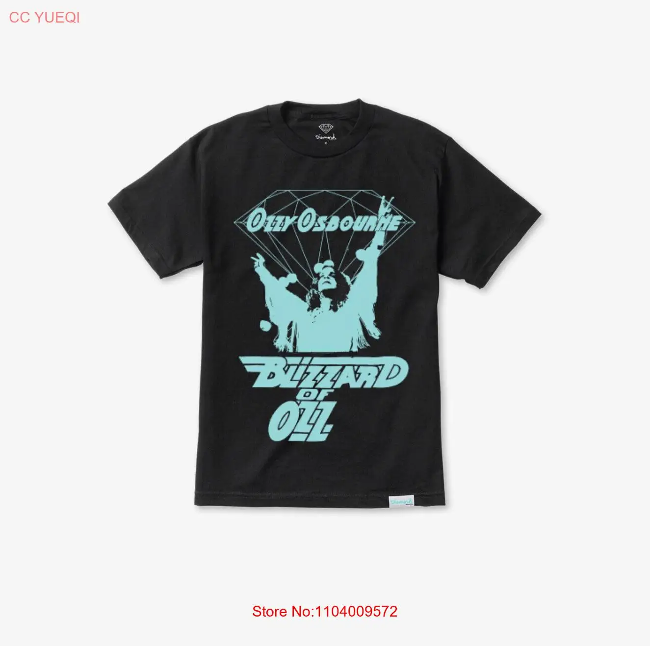 BLACK DIAMOND SUPPLY X OZZY OSBORNE DARK IDOL TEE