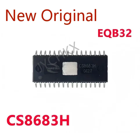 5PCS CS8683H EQB‑32 SMD High‑Power Mono Audio Amplifier D‑Class Semiconductor Chip For Speaker‑Driven Circuit Making