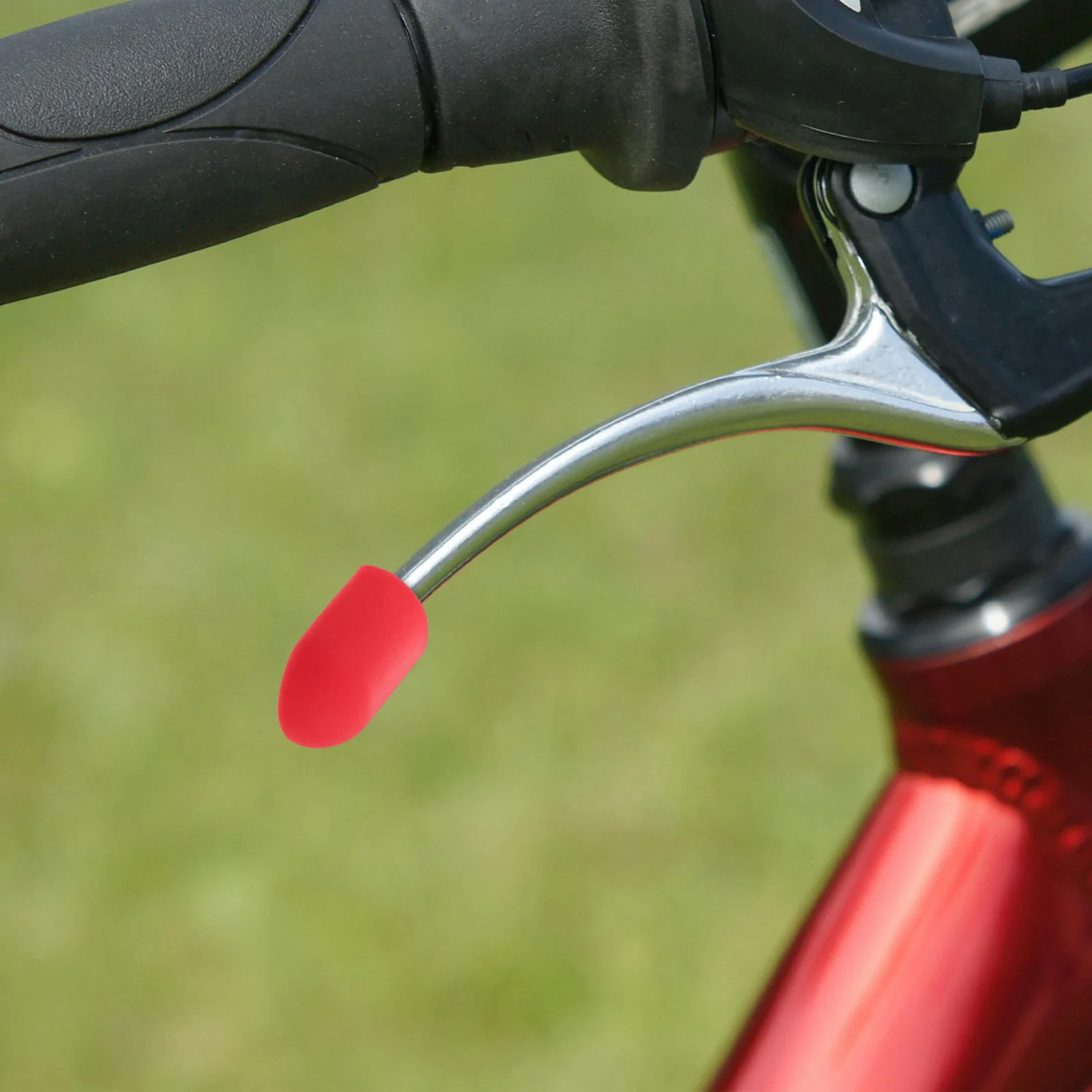 1Pair Silicone Handlebar End Covers Soft Bike Brake Lever Protectors for Road Mountain Bikes Scratch Resistant Comfortable Easy