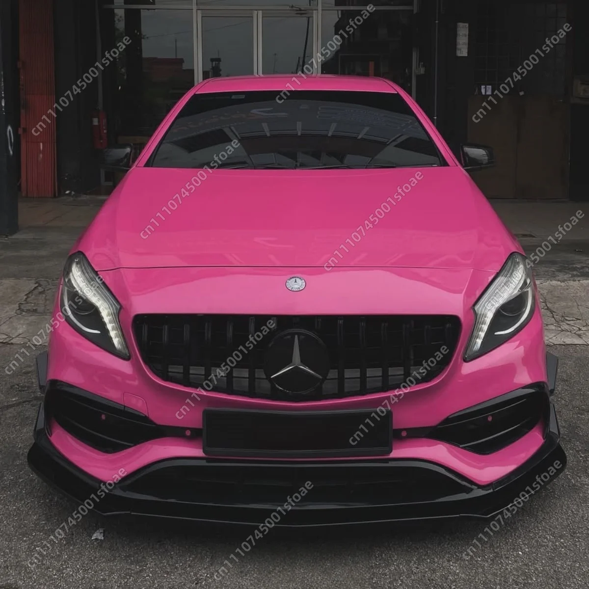 Front Bumper Lip Splitter for Mercedes Benz A Class W176 Pre-Facelift AMG LINE A180 A200 A250 A45 2012-2015 Bodykit Accessories