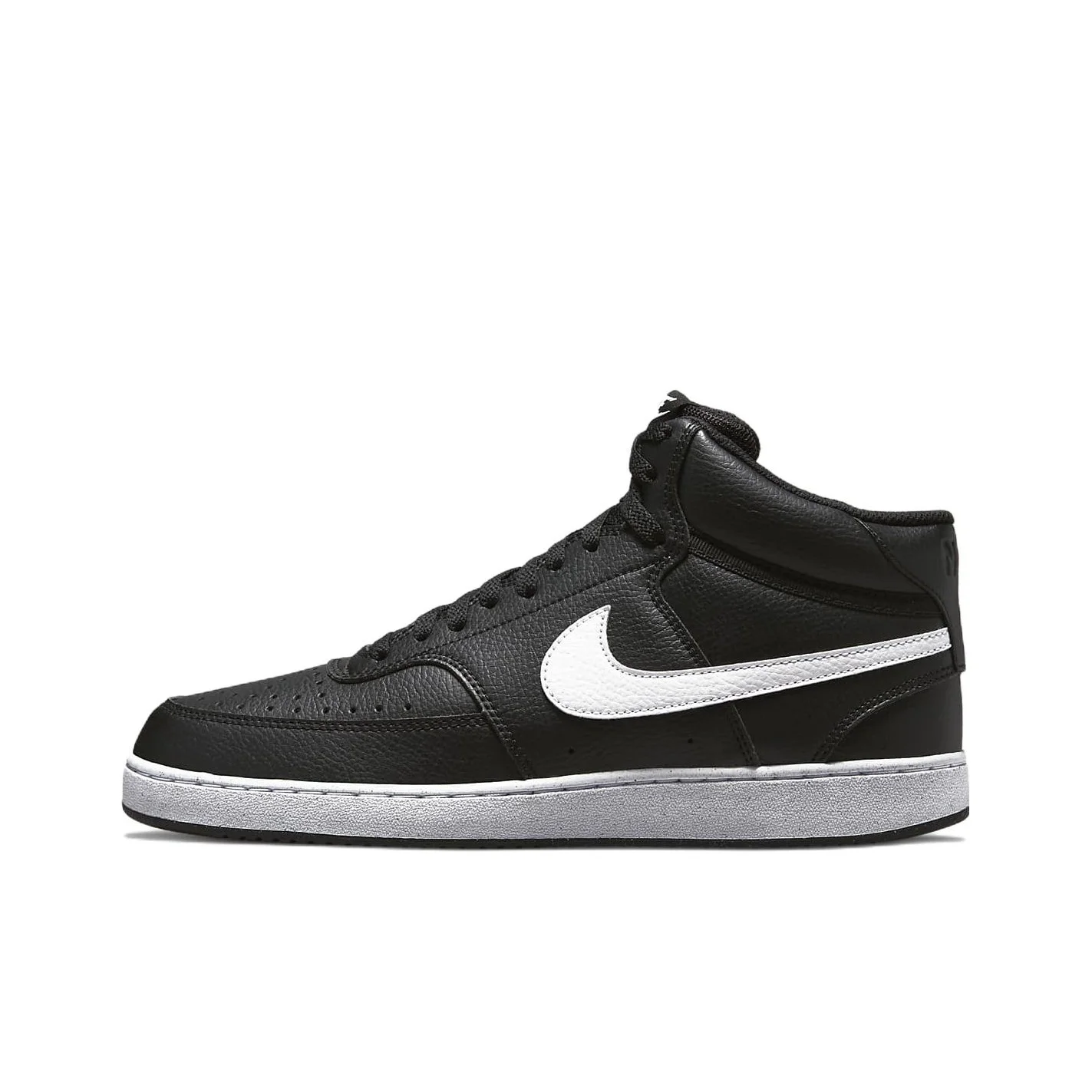 Nike Court Vision Mid Next Nature Leather Recyclable Material Slip Resistant Abrasion Resistant DN3577-001