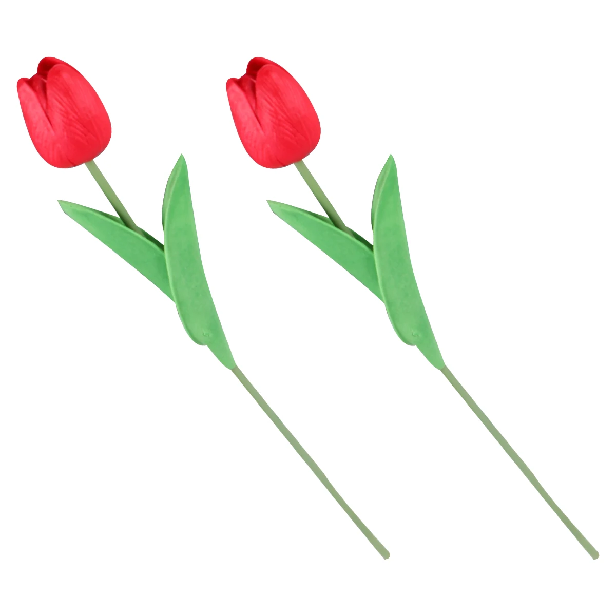 

10 Pcs Artificial Flowers Simulated Tulip Home Decor PU Material Safe Wedding Faux OrnamentsTulipsFake