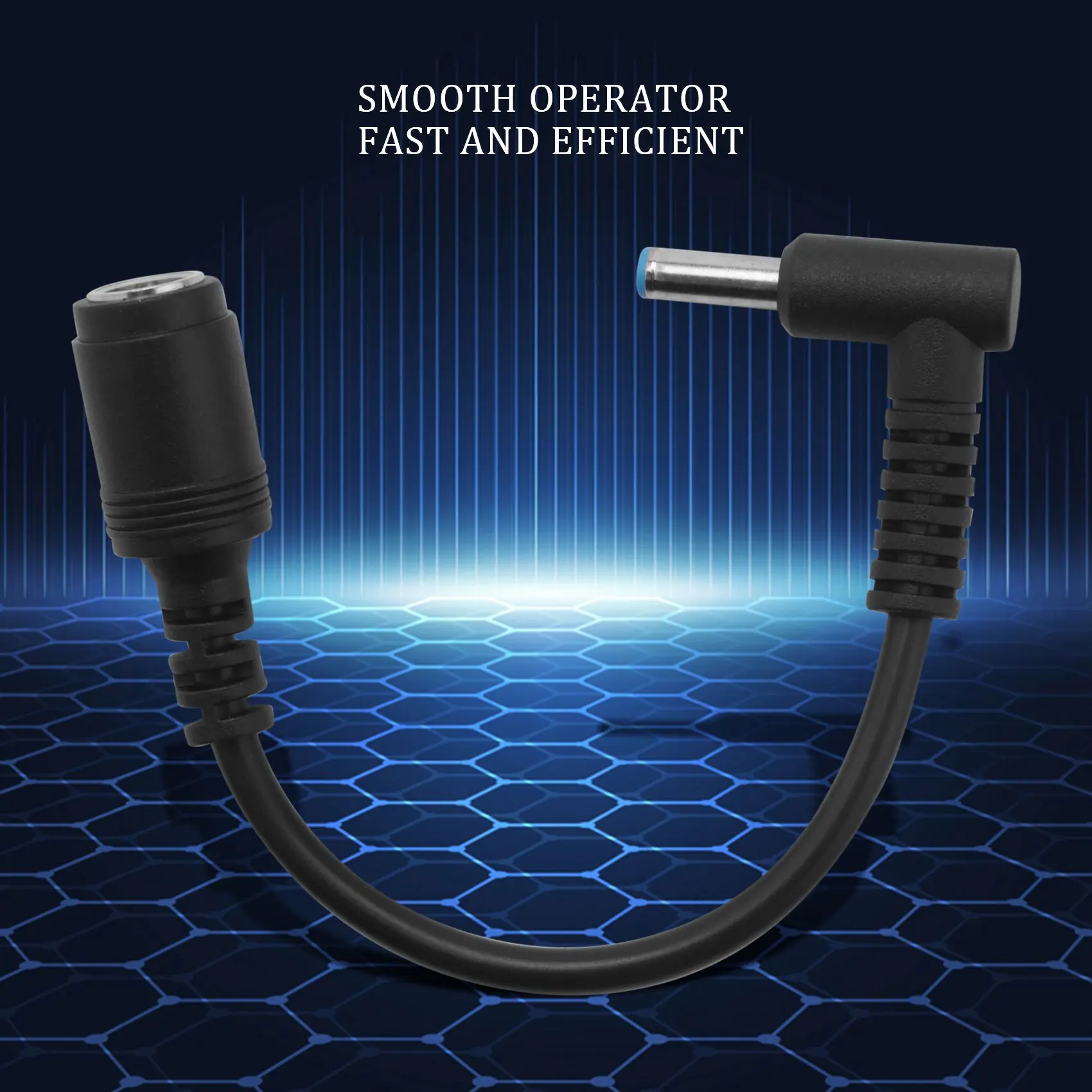 Adapter Power Supply 7.4x5.0mm to 4.5x3.0mm Tip Connector Converter for Spectre Elitebook Split Chromebook Replacement Laptop Ch