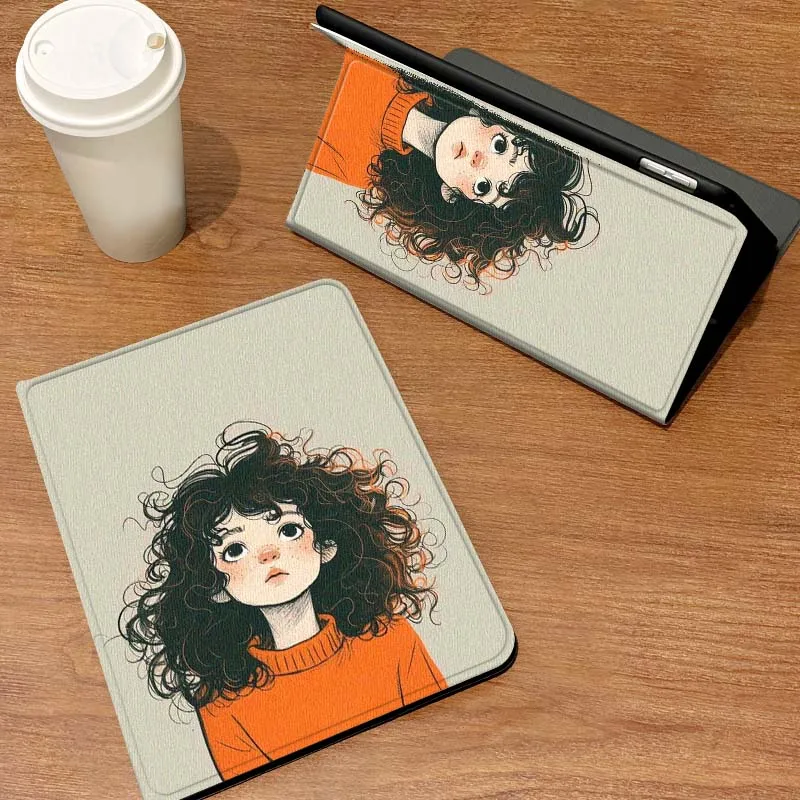 

Чехол для планшета Samsung Galaxy Tab S6 S7 S8 S9 S10 S11 FE Plus Lite с рисунком в виде шляпы и очков