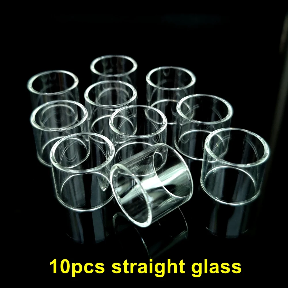 10PCS Glass Tube For TFV12 Prince Glass/ TFV8 Big/X Stick V8 X8 Baby V2 Pen 22 Plus M17 TFV9 Bulb Glass Tube Cloud Beast