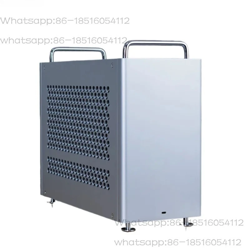 

Полностью алюминиевый корпус MATX B2Pro, портативный компактный портативный чехол для ПК с дизайном в стиле Apple для настольных сборников своими руками